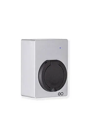 White EO Mini wall charger